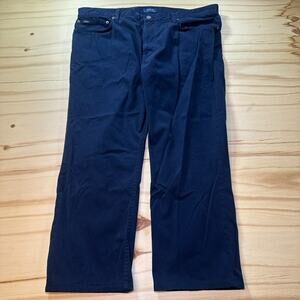 Polo Ralph Lauren Straight Casual Navy Blue Pants Mens 40x30 (Actual 40x26)